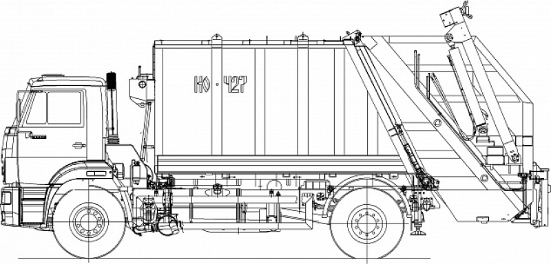 КО-427-52 Мусоровоз