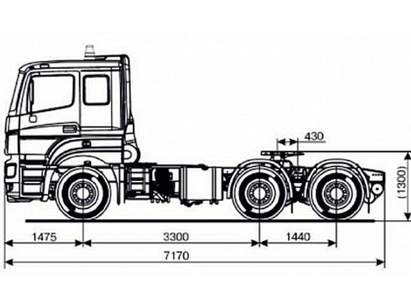 65206-006-87 (S5) Тягач КАМАЗ